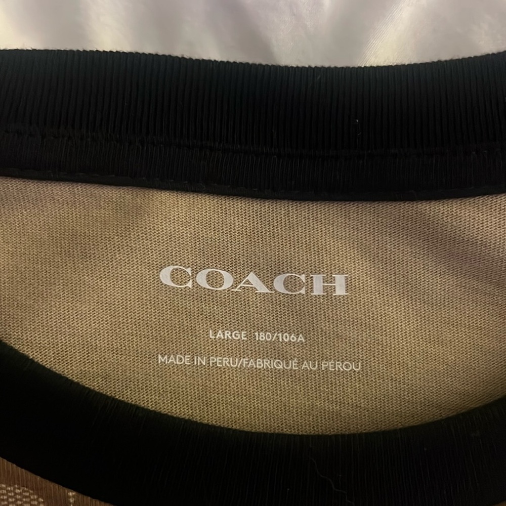 Men’s Large Coach Shirt- Brand New
